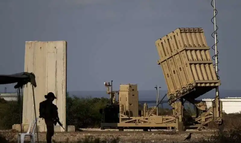 batteria antimissile  iron dome israele 