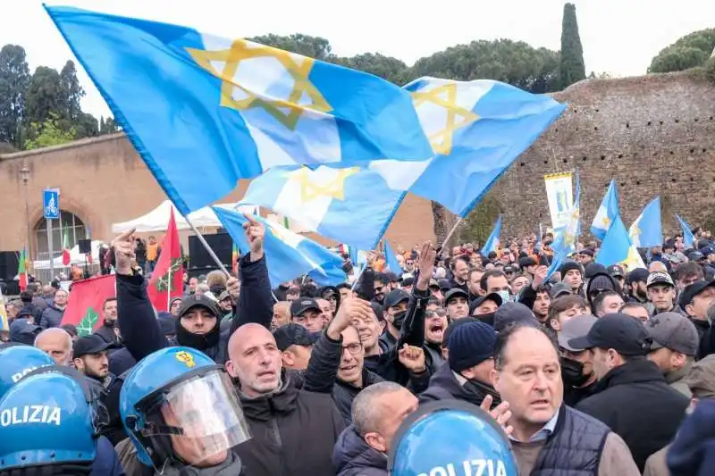 BRIGATA EBRAICA AL CORTEO PER IL 25 APRILE A ROMA 