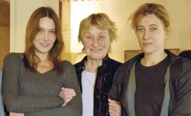 CARLA BRUNI - MARISA BORINI - VALERIA BRUNI TEDESCHI 