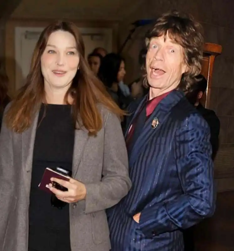 carla bruni mick jagger