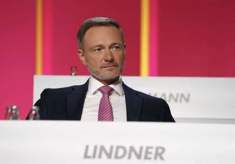 CHRISTIAN LINDNER AL CONGRESSO DI FDP.  