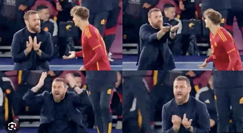 DANIELE DE ROSSI SFURIATA CON LLORENTE