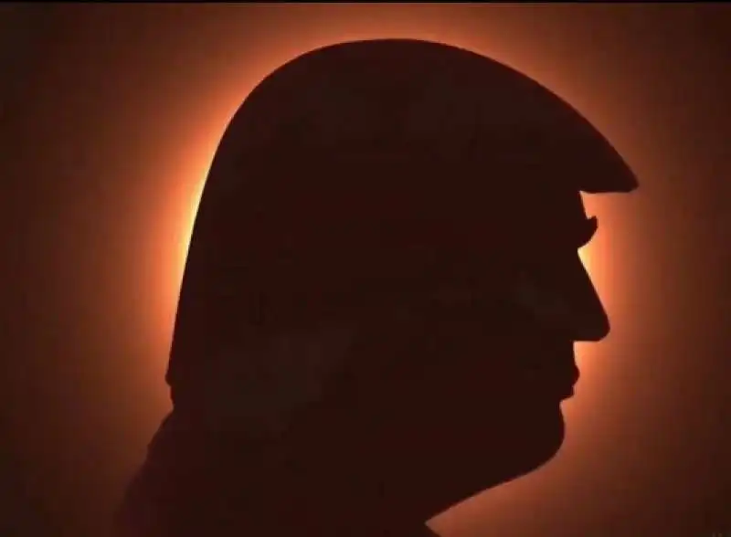 donald trump - eclissi solare