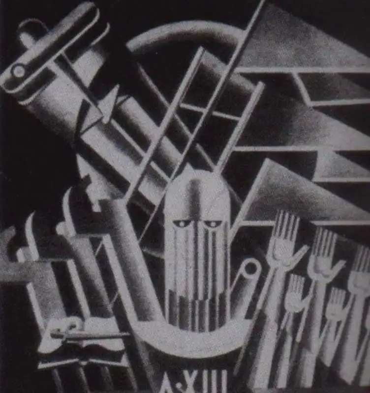 DUCE NEL MONDO - FORTUNATO DEPERO 