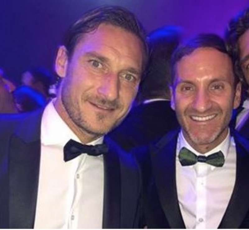 Fabrizio Iacorossi e Francesco Totti