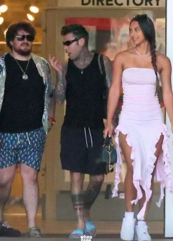 fedez e giulia ottorini in california 