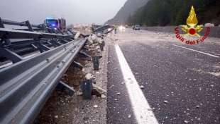 frana sull autostrada comune di amaro udine