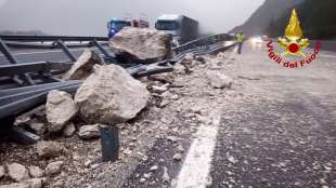 frana sull autostrada comune di amaro udine