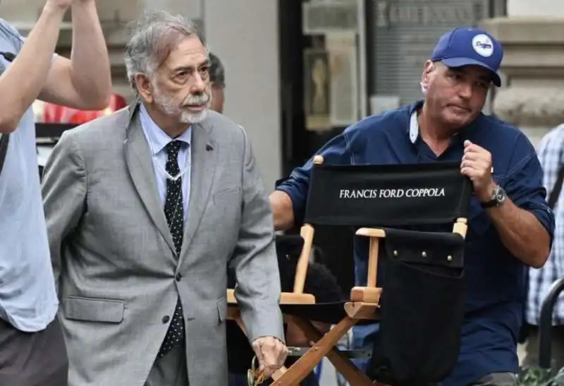 FRANCIS FORD COPPOLA SUL SET DI MEGALOPOLIS 