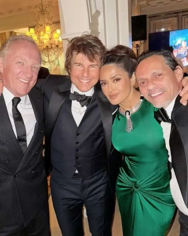 francois henri pinault tom cruise salma hayek marc anthony