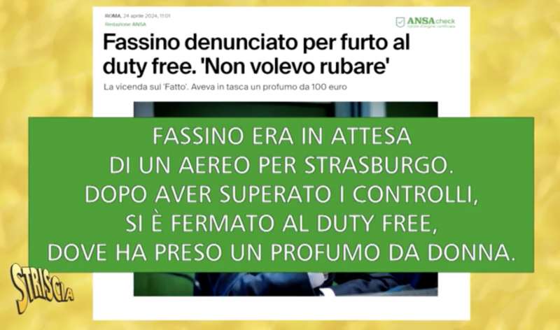 IL SERVIZIO DI STRISCIA LA NOTIZIA SU PIERO FASSINO