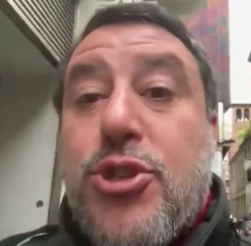 il video di matteo salvini per giustificare l assenza alla kermesse di fdi a pescara 3