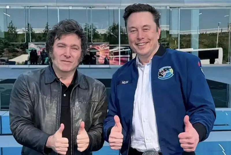 JAVIER MILEI ELON MUSK 