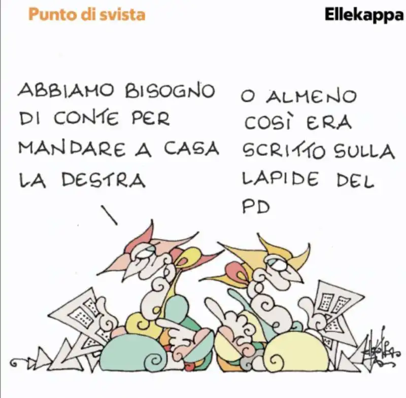 L ALLEANZA CONTE - PD - VIGNETTA BY ELLEKAPPA  