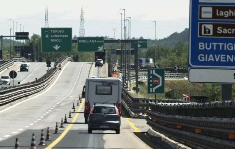 LAVORI SULL AUTOSTRADA TORINO BARDONECCHIA