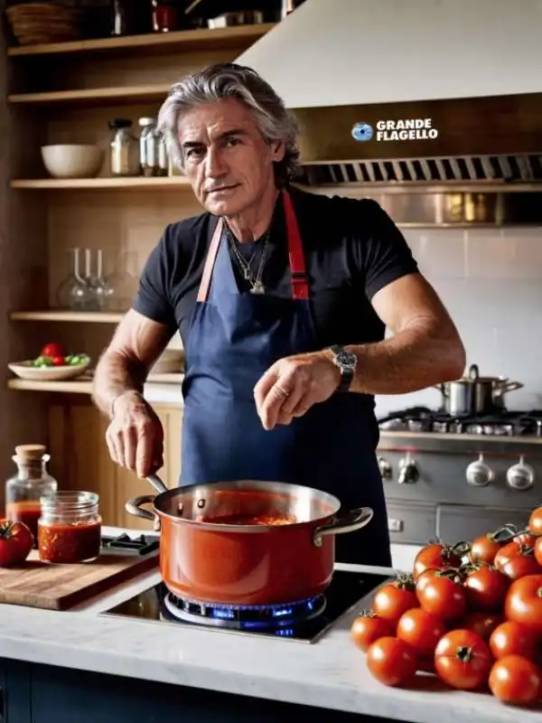 luciano ligabue - caso sugo gate antonella clerici - meme by il grande flagello