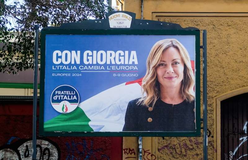 manifesto elettorale di giorgia meloni per le elezioni europee