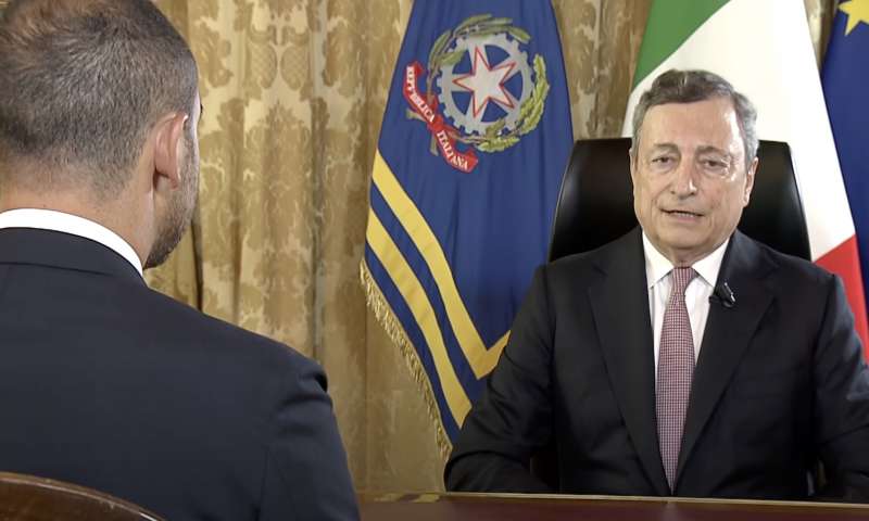 mario de pizzo intervista mario draghi 2