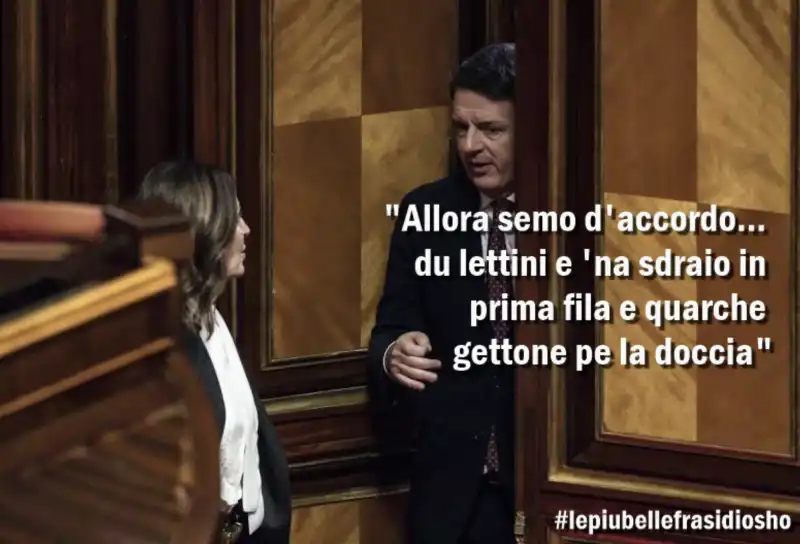 matteo renzi daniela santanche - vignetta by osho