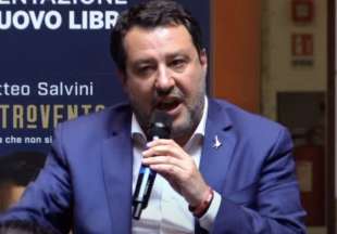 MATTEO SALVINI ALLA PRESENTAZIONE DEL LIBRO CONTROVENTO