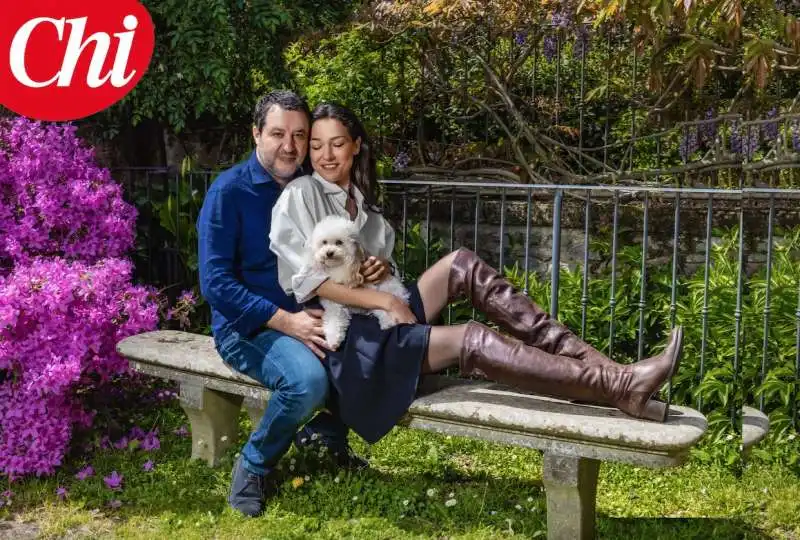 matteo salvini e francesca verdini - chi - Foto Fabrizio Cestari 