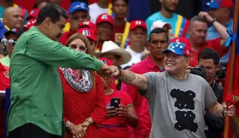 nicolas maduro Diego Armando Maradona 