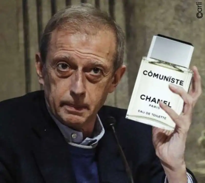 PIERO FASSINO E IL PROFUMO CHANEL - MEME BY EMILIANO CARLI 