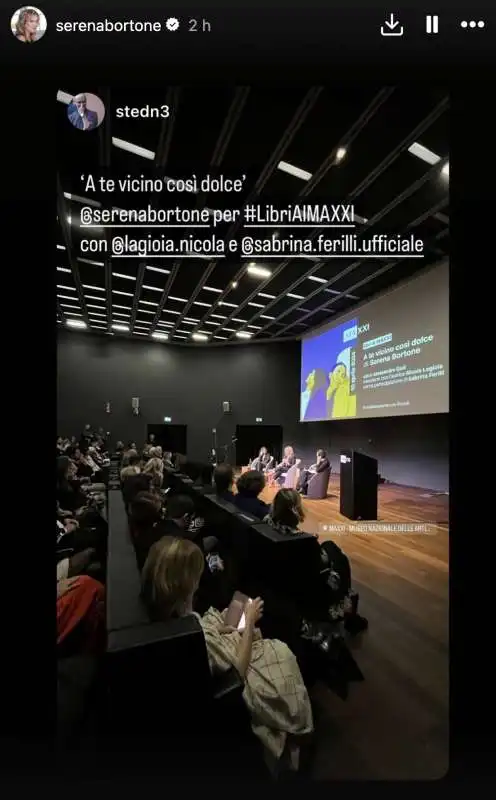 presentazione del libro di serena bortone al maxxi 8