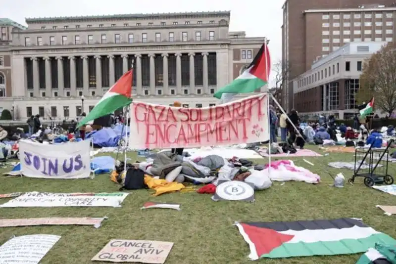 PROTESTE ALLA COLUMBIA UNIVERSITY - 1