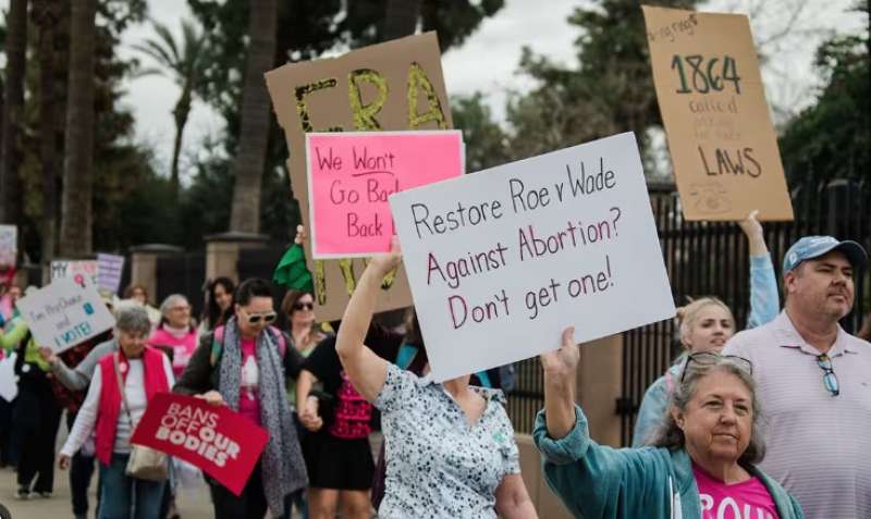 proteste per il diritto all' aborto negli usa 1