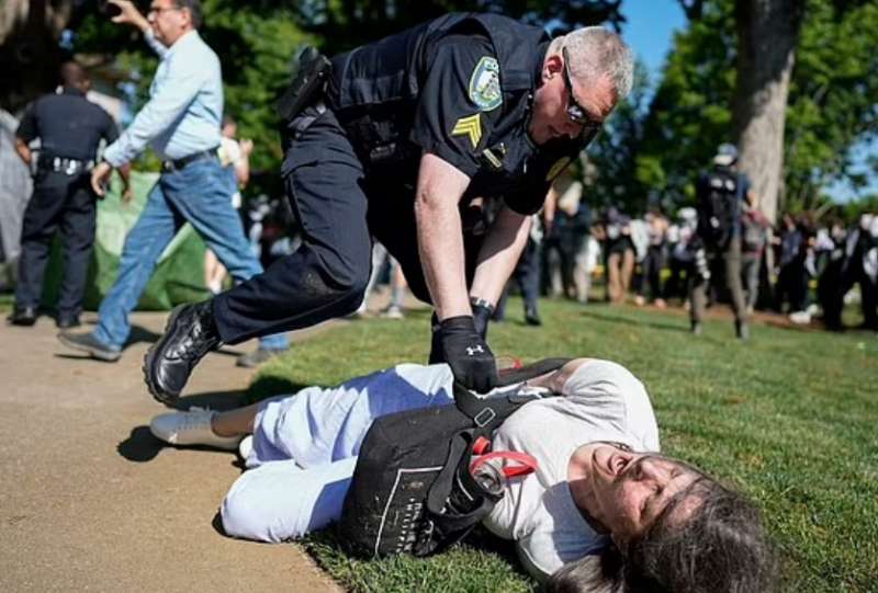 proteste pro palestina alla emory university di atlanta 10