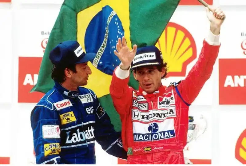 RICCARDO PATRESE AYRTON SENNA