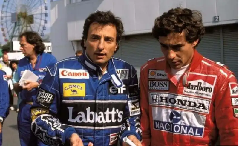 RICCARDO PATRESE AYRTON SENNA