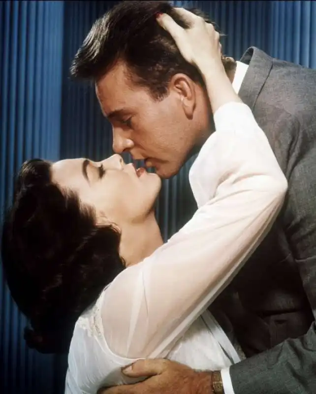 richard burton e barbara rush in il letto di spine