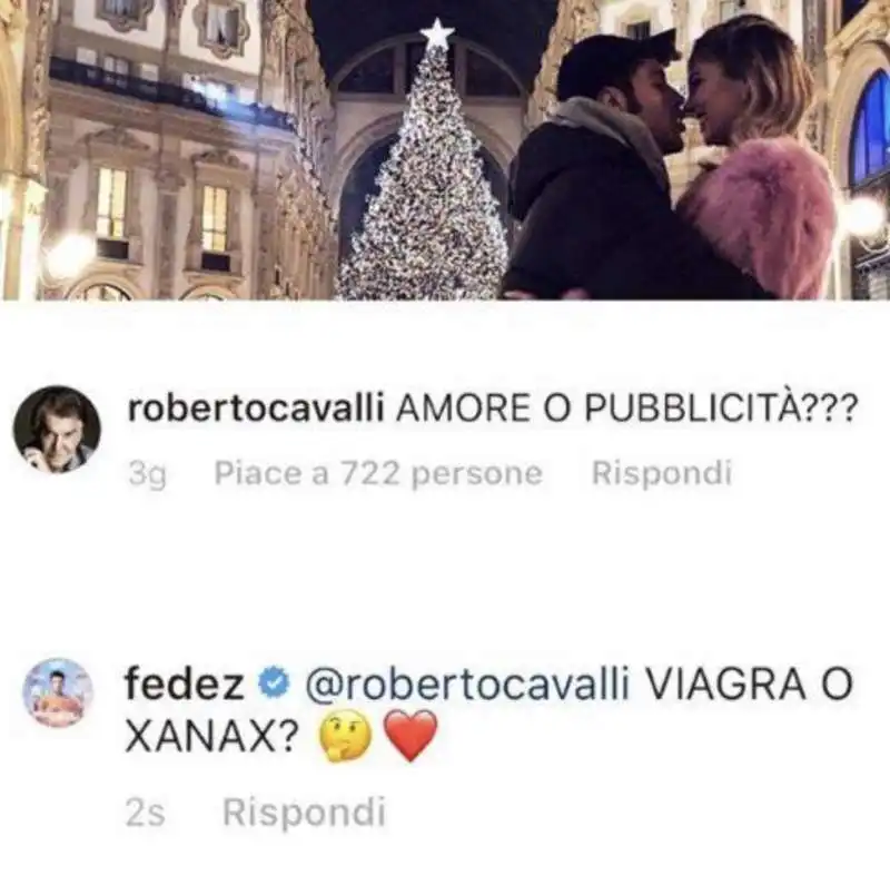 ROBERTO CAVALLI CONTRO I FERRAGNEZ