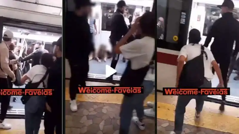 roma - donna incinta aggredita in metro 