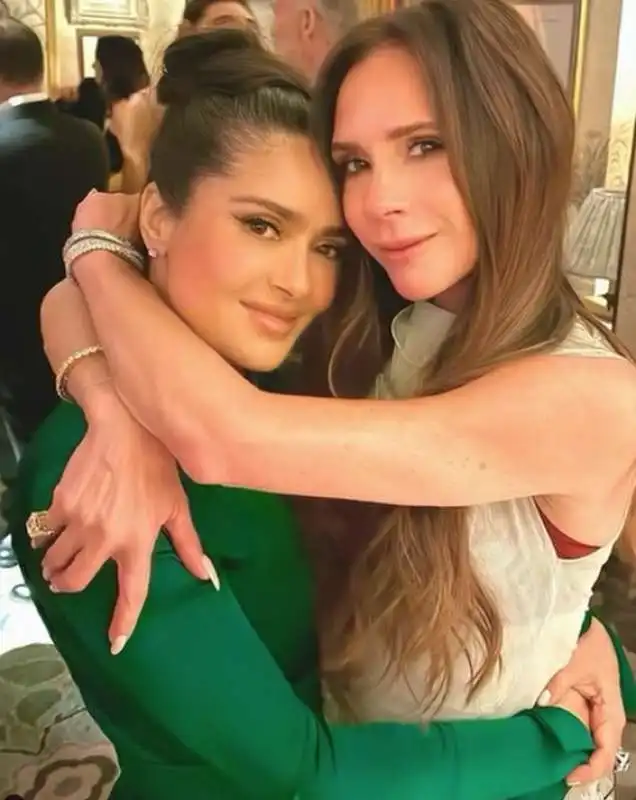 salma hayek victoria beckham