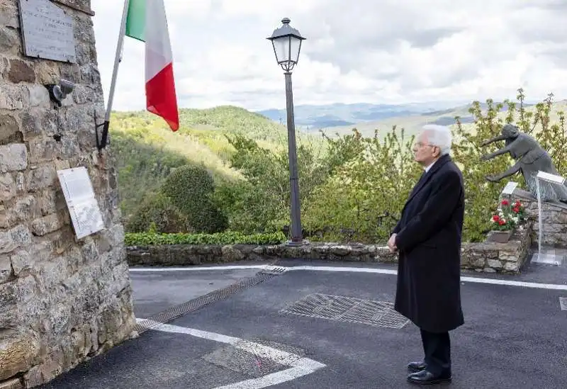 sergio mattarella a civitella in val di chiana   25 aprile 2024   2