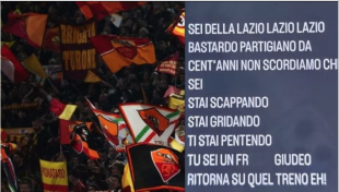 tifosi romanisti e il coro antisemita sulle note di sinceramente