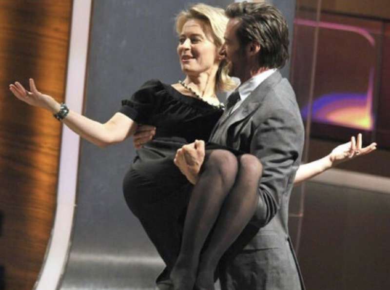 ursula von der leyen con hugh jackman 2