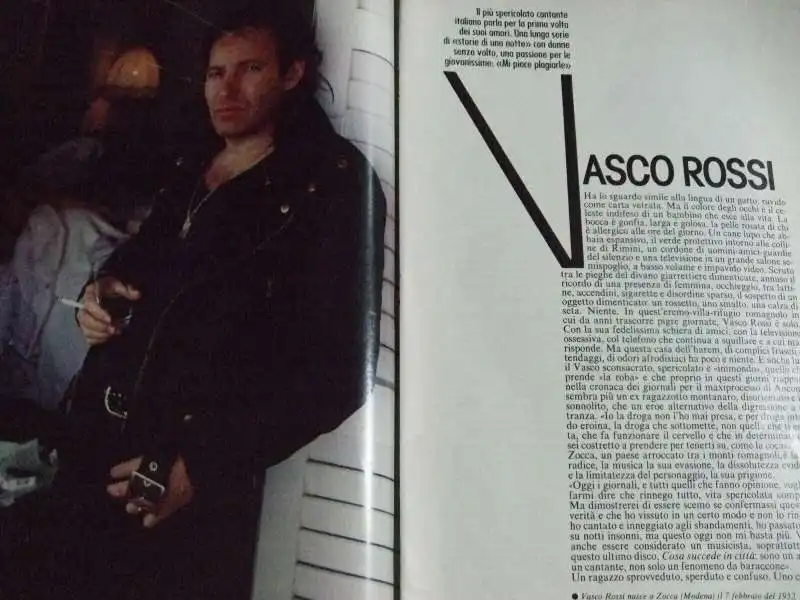 vasco rossi amica 1985