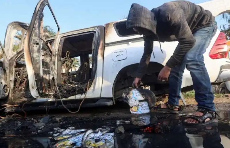 volontari della ong World Central Kitchen uccisi a gaza 