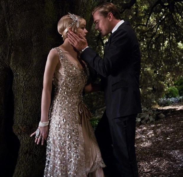 CAREY MULLIGAN E LEONARDO DI CAPRIO NE IL GRANDE GATSBY