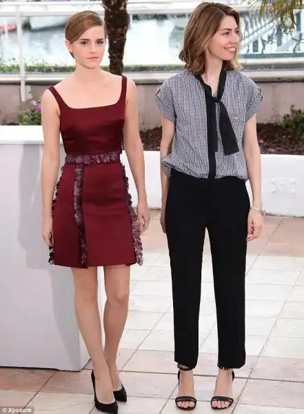 EMMA WATSON CON SOFIA COPPOLA A CANNES 