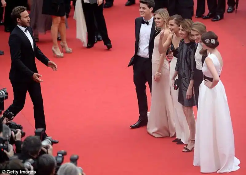 EMMA WATSON CON SOFIA COPPOLA E IL CAST DI THE BLING RING A CANNES 