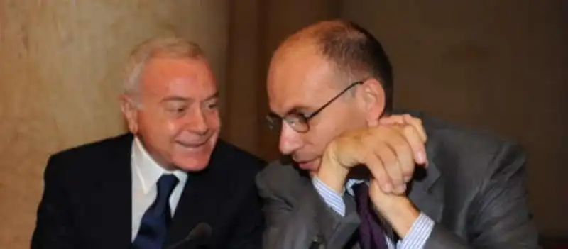 ENRICO CON LO ZIO GIANNI LETTA