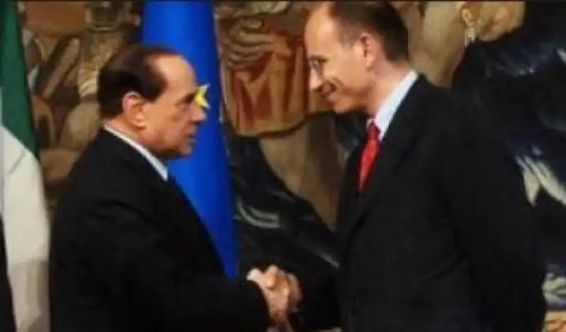 ENRICO LETTA E SILVIO BERLUSCONI