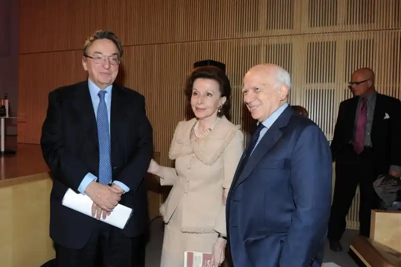 Gianni De Michelis Paola Necci e Cirino Pomicino 