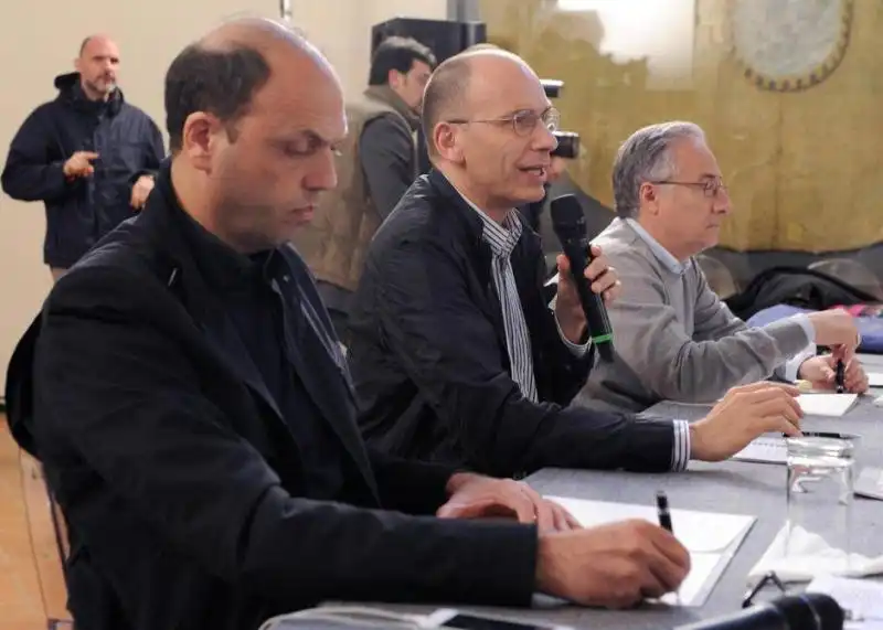 GOVERNO LETTA IN RITIRO 