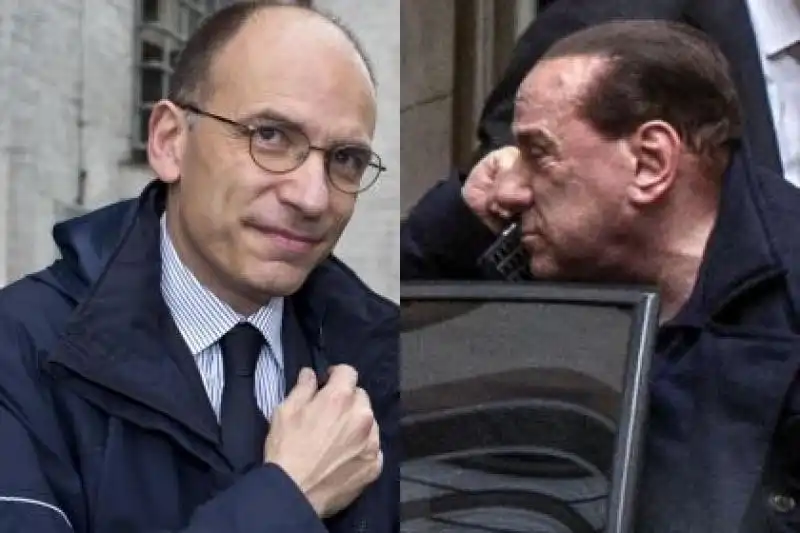 Letta e Berlusconi 